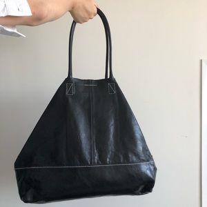 Banana Republic Black Leather Bag